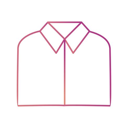 school shirt vector pictogram