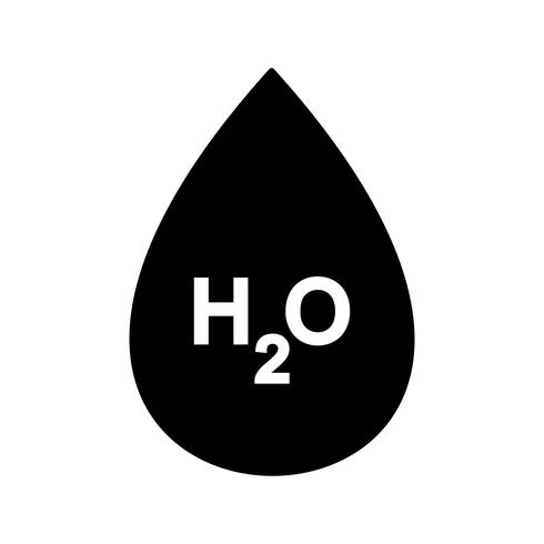 H2O Vector-pictogram vector