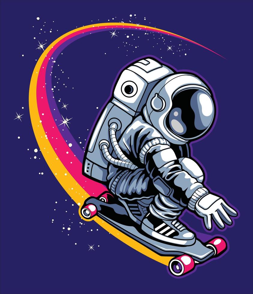 astronaut ontwerp voor shirt vector