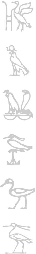 Egyptische hiëroglifisch vector