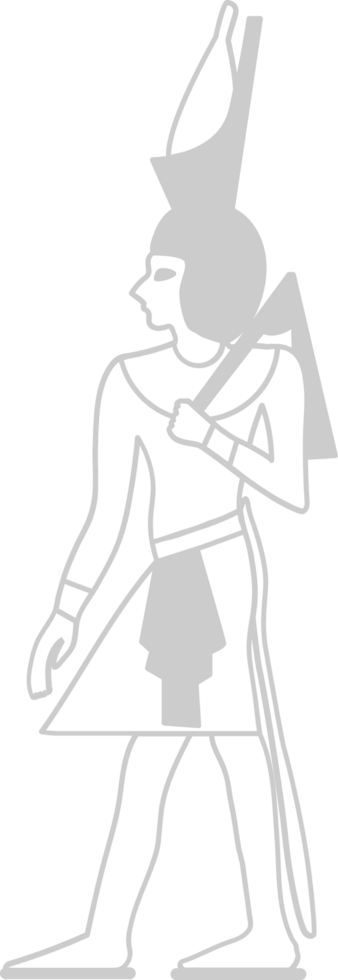 Egyptische god vector