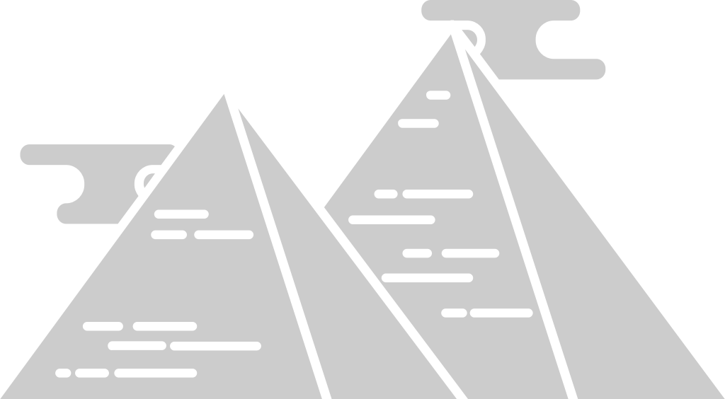 Egyptische piramides vector