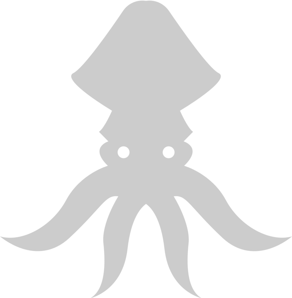 Octopus schattig vector