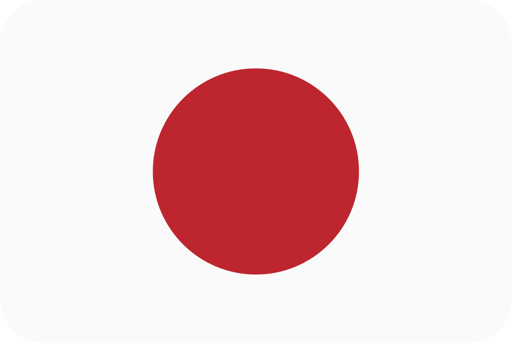 vlag van japan vector