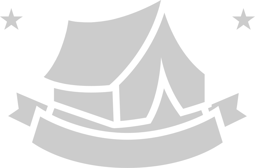 verkenner uitrusting tent vector