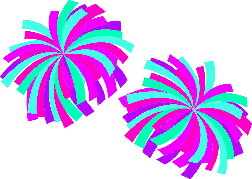 pom poms vector