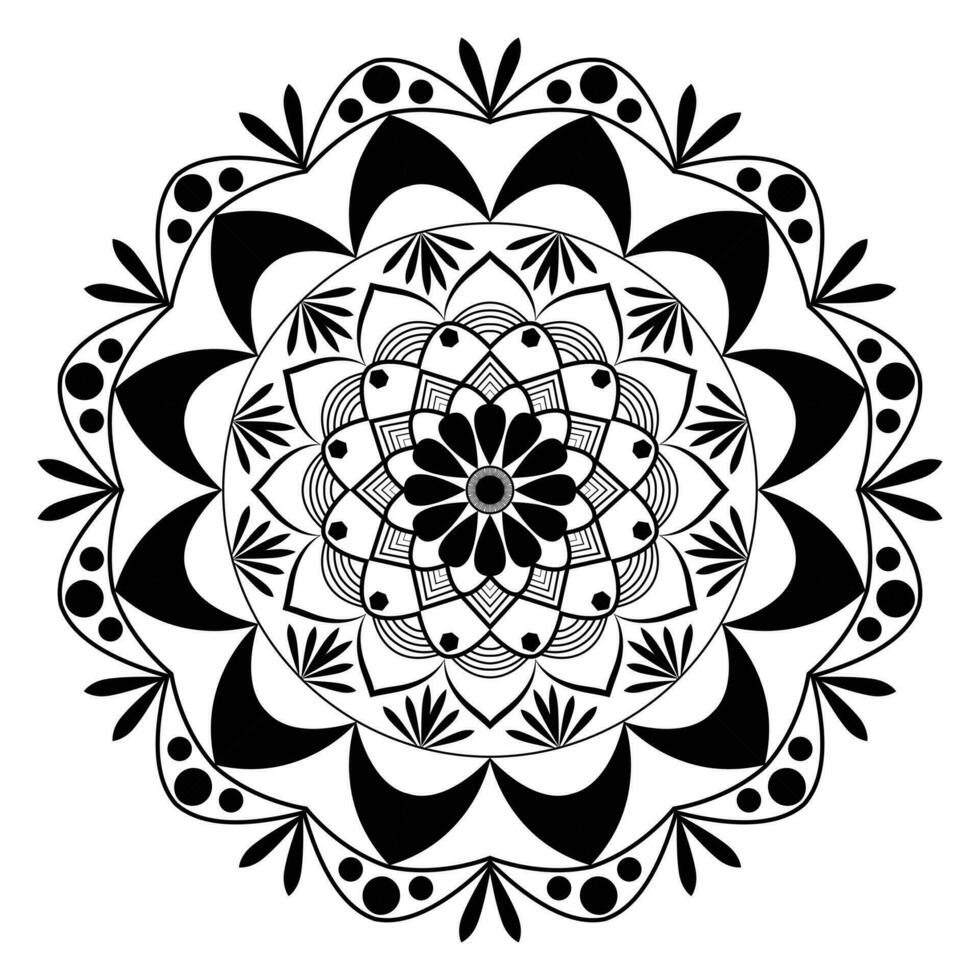 luxe mandala decoratief ronde ornament kan worden gebruikt voor Ramadan patroon bloem gemakkelijk kunst, Indisch puja alpen, groet kaart, telefoon geval afdrukken, enz vector