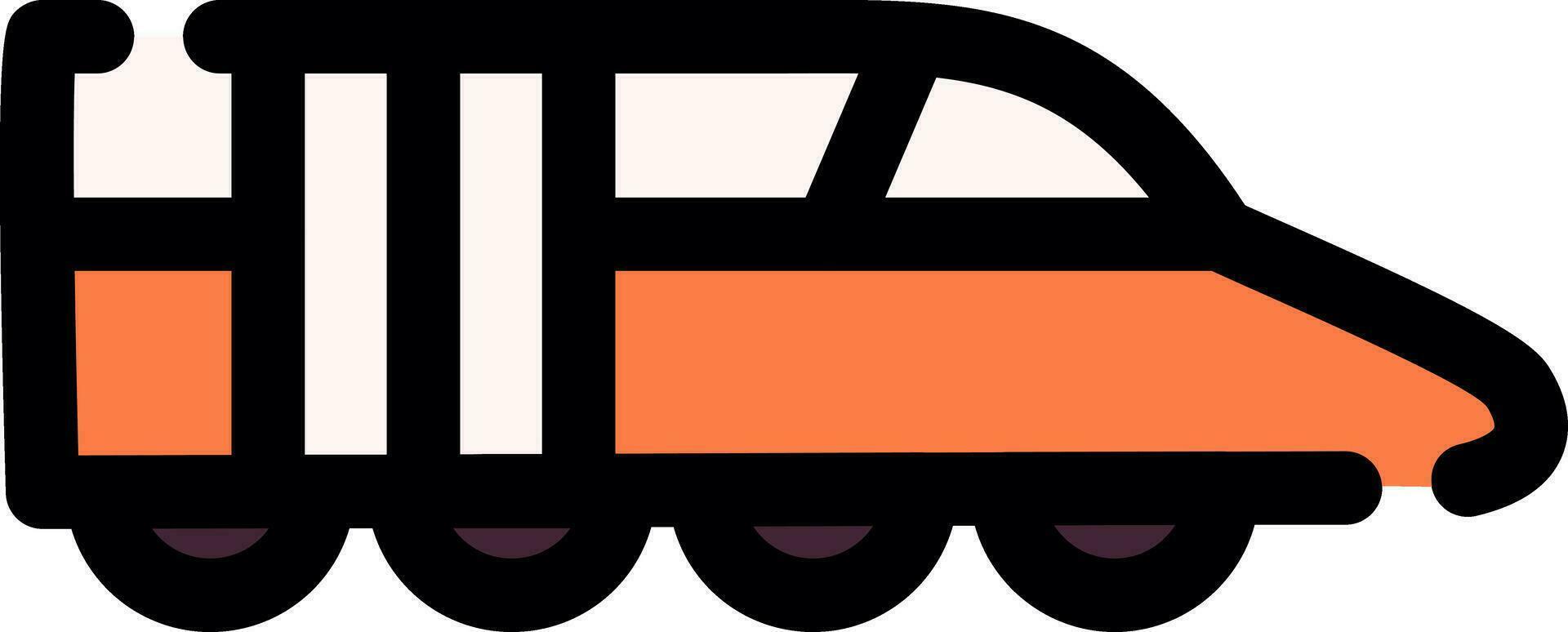 trein creatief icoon ontwerp vector