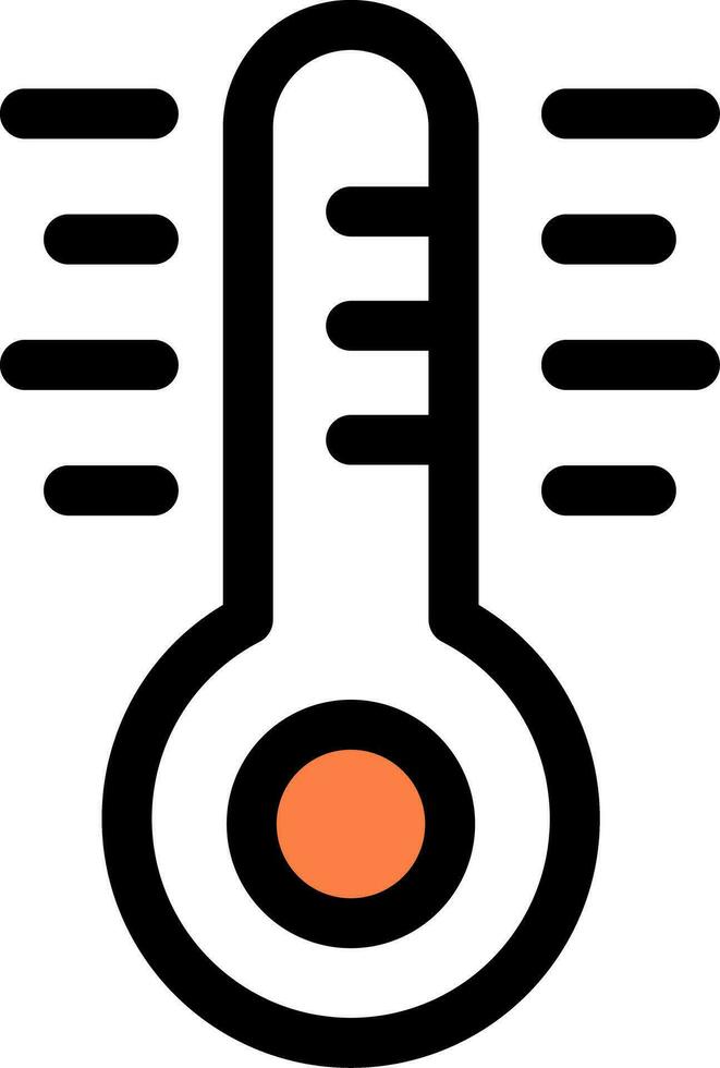 thermometer creatief icoon ontwerp vector