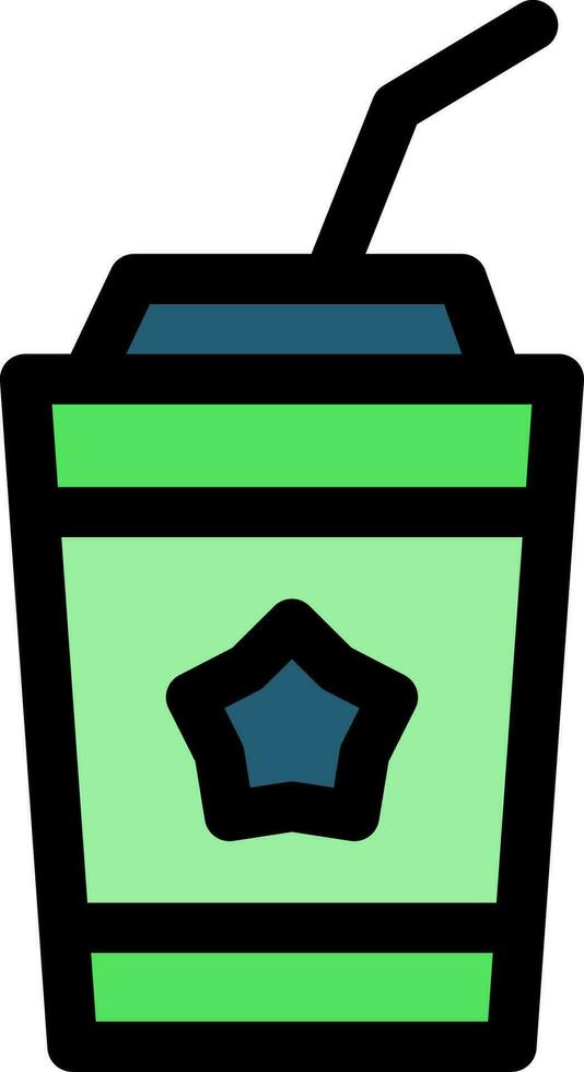 Frisdrank creatief icoon ontwerp vector