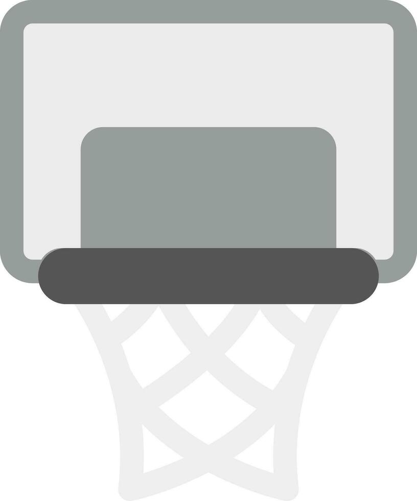 basketbal hoepel creatief icoon ontwerp vector