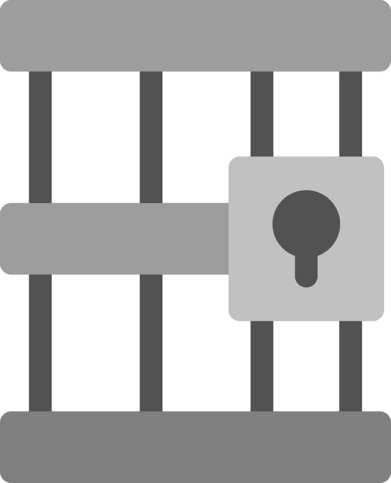gevangenis creatief icoon ontwerp vector