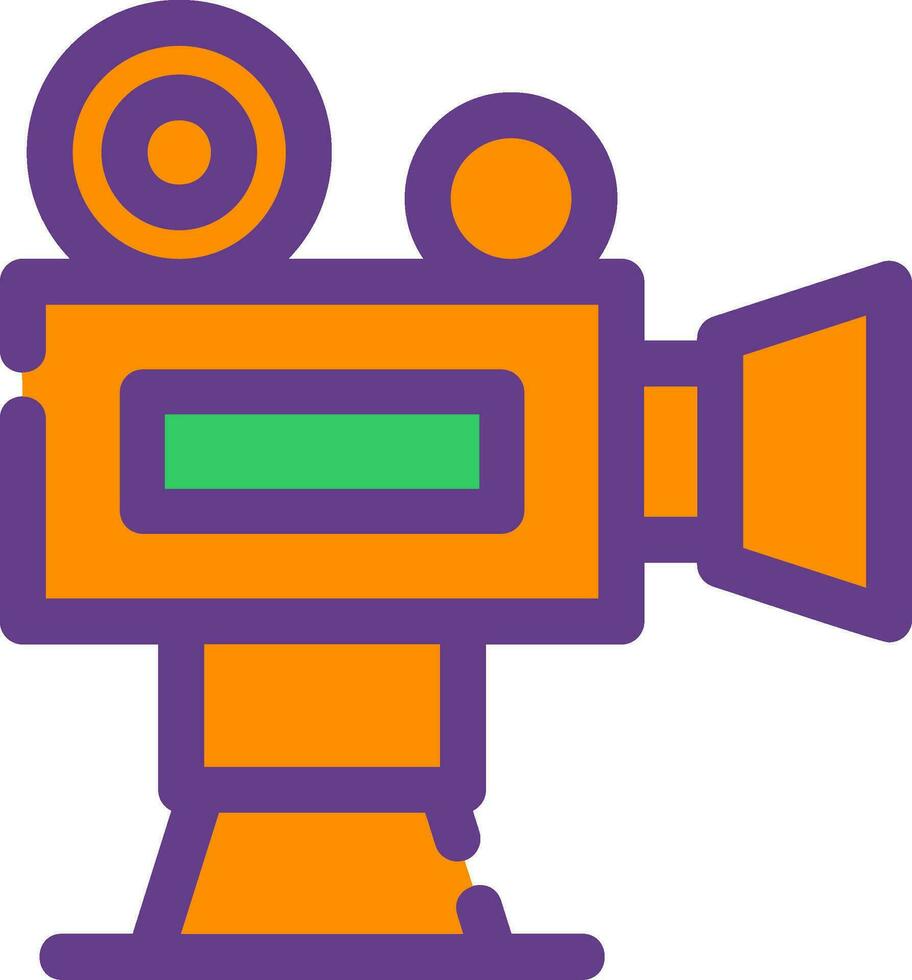 video camera creatief icoon ontwerp vector