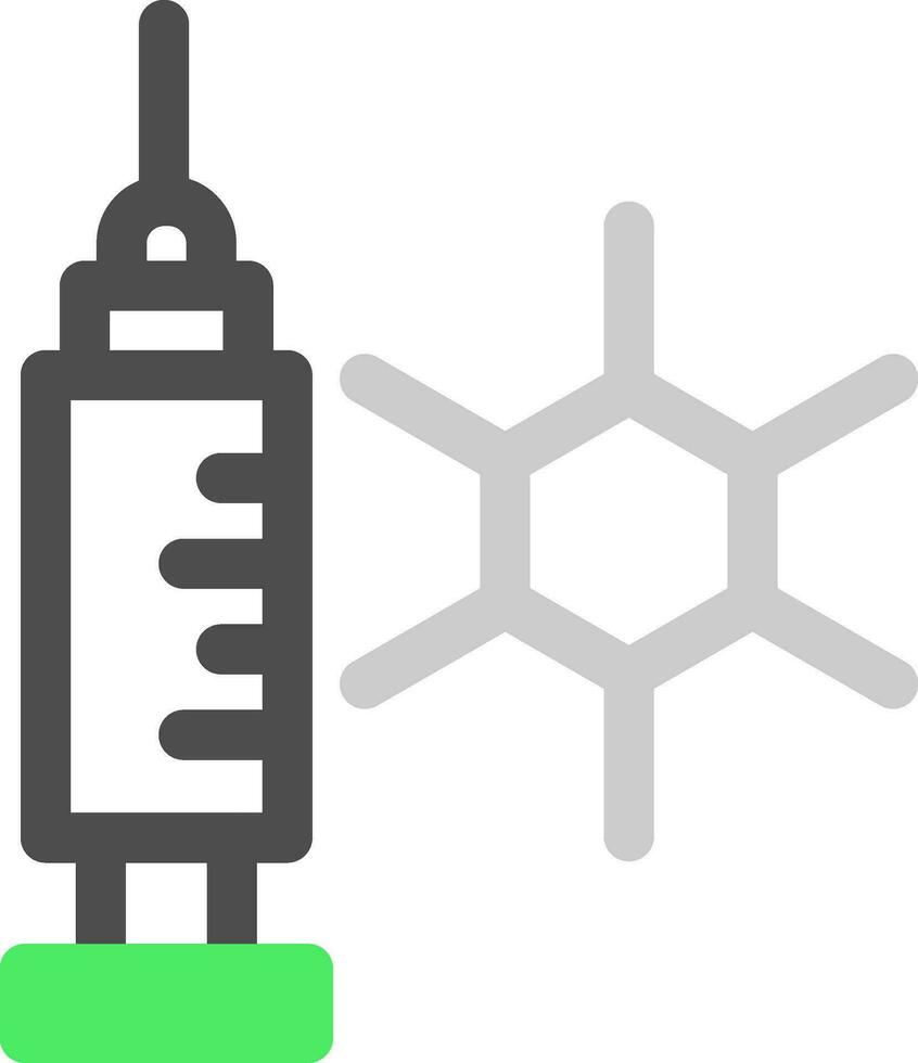 hormonaal behandeling creatief icoon ontwerp vector