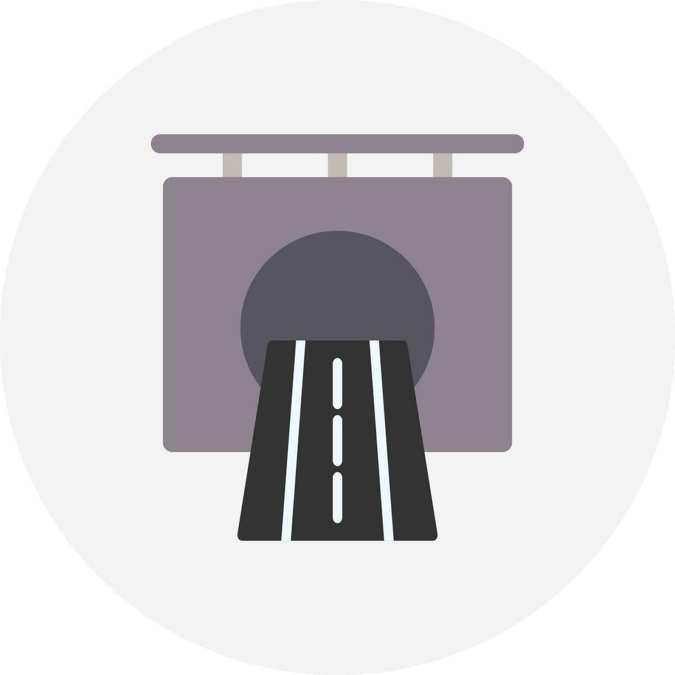 tunnel creatief icoon ontwerp vector