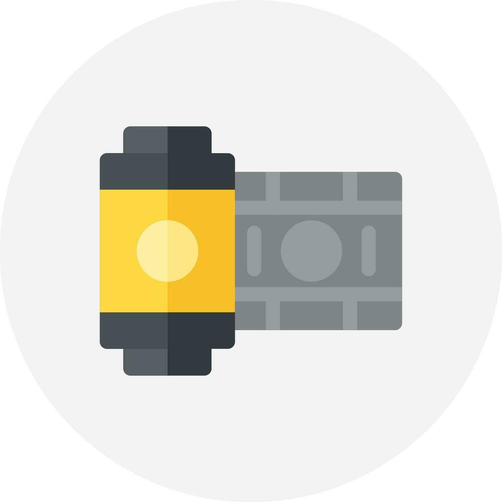 camera rollen creatief icoon ontwerp vector