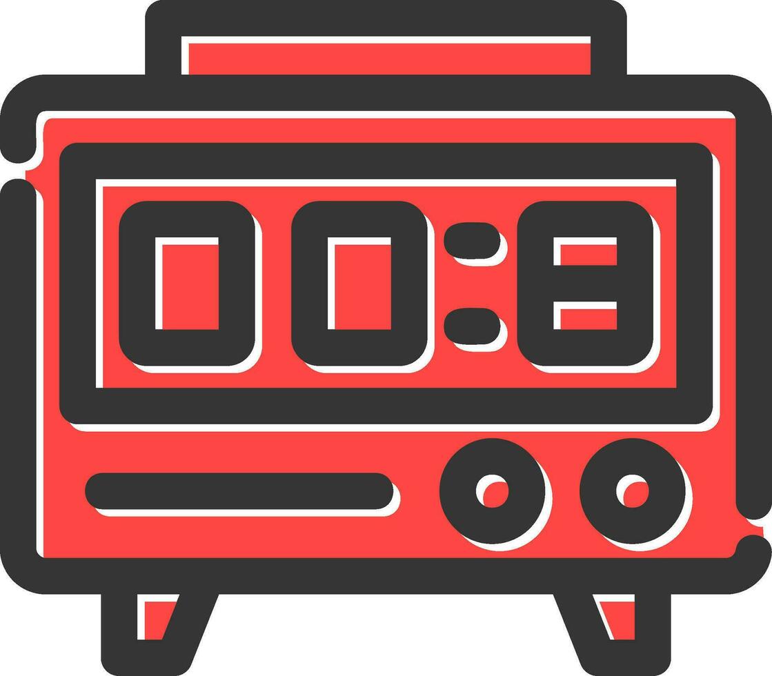 digitaal stopwatch creatief icoon ontwerp vector