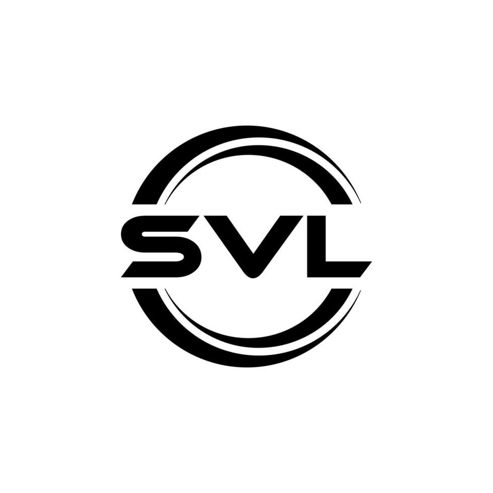 svl brief logo ontwerp, inspiratie voor een uniek identiteit. modern elegantie en creatief ontwerp. watermerk uw succes met de opvallend deze logo. vector