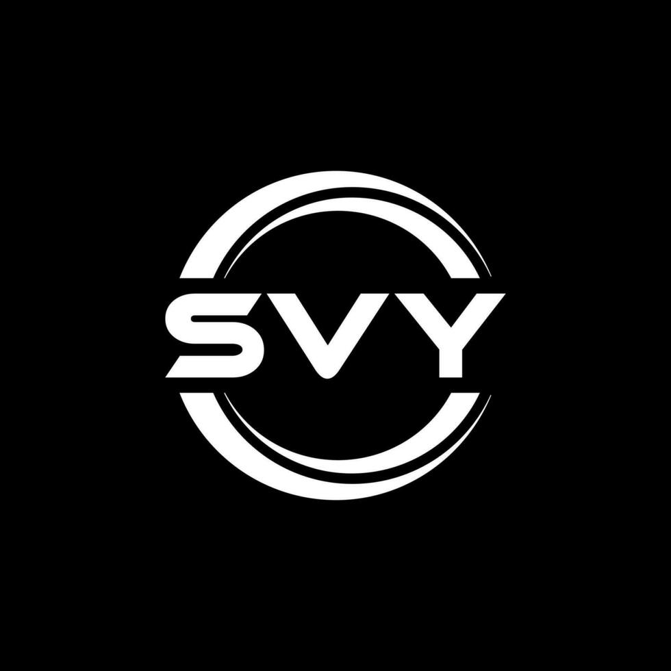 svy brief logo ontwerp, inspiratie voor een uniek identiteit. modern elegantie en creatief ontwerp. watermerk uw succes met de opvallend deze logo. vector