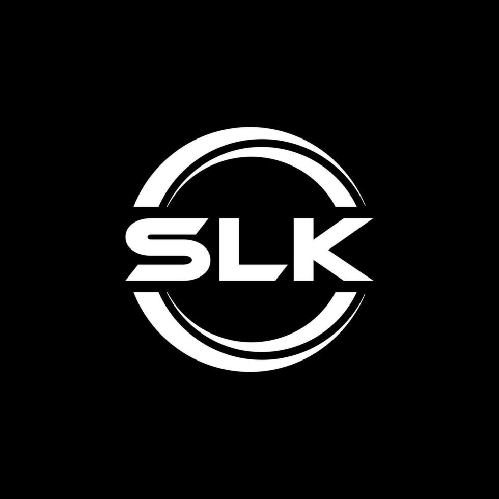 slk brief logo ontwerp, inspiratie voor een uniek identiteit. modern elegantie en creatief ontwerp. watermerk uw succes met de opvallend deze logo. vector