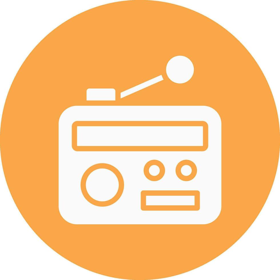 radio creatief icoon ontwerp vector