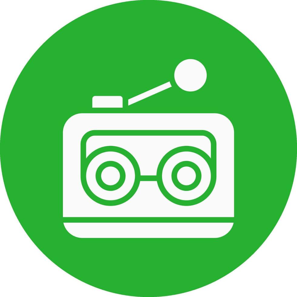 radio creatief icoon ontwerp vector