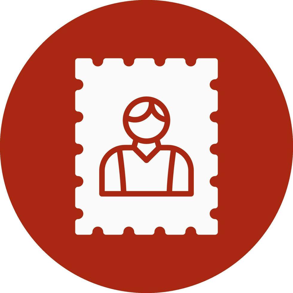 postzegel afbeelding creatief icoon ontwerp vector