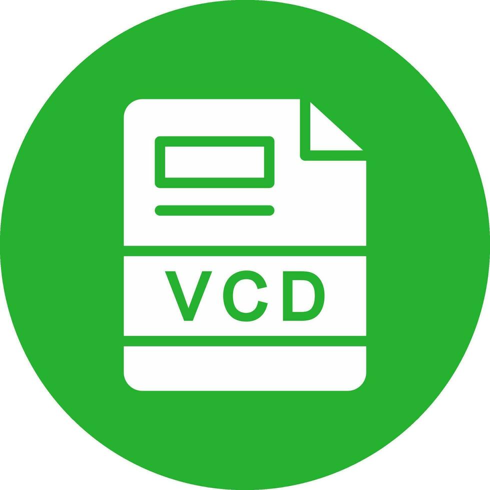 vcd creatief icoon ontwerp vector