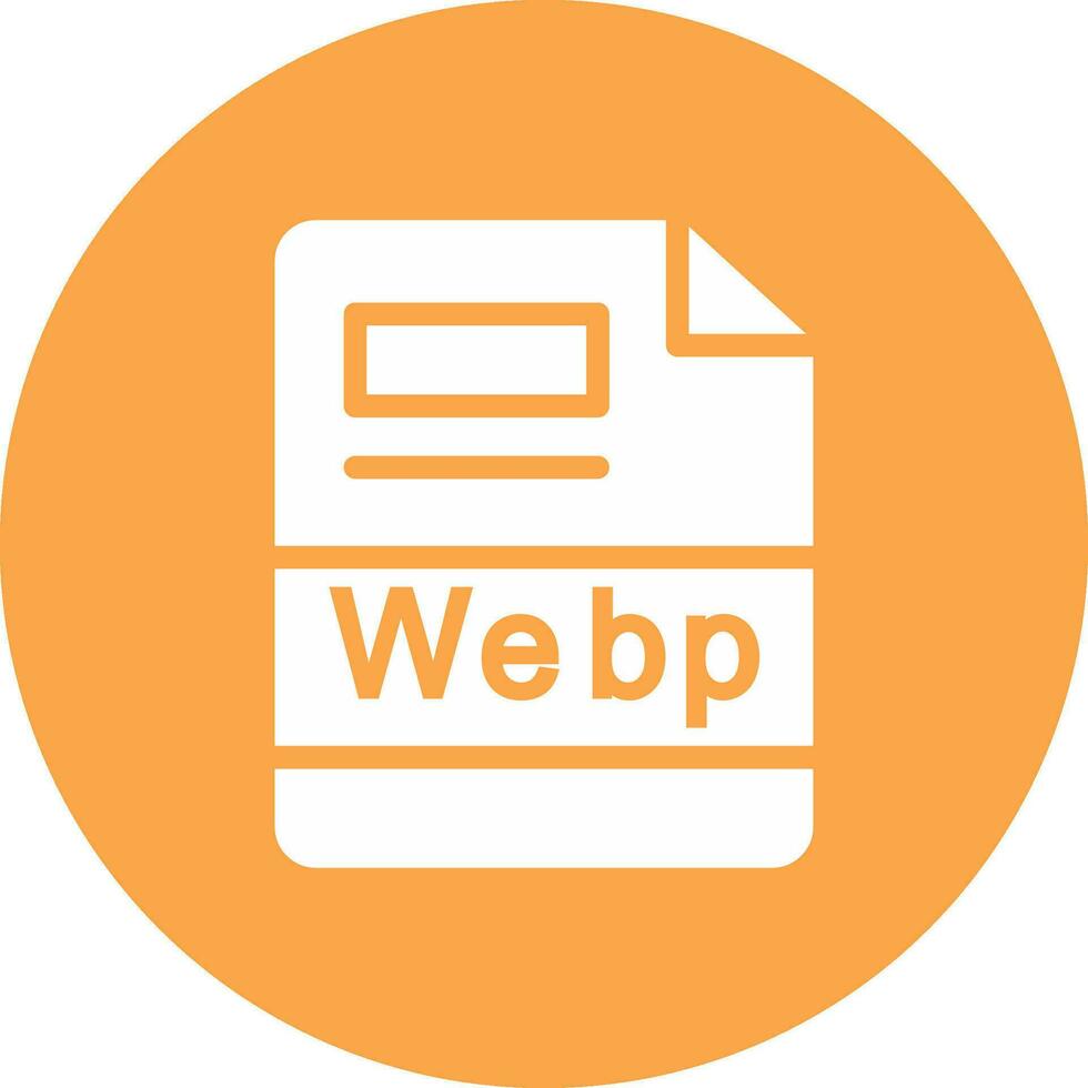 webp creatief icoon ontwerp vector