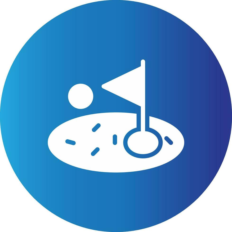 golf creatief icoon ontwerp vector