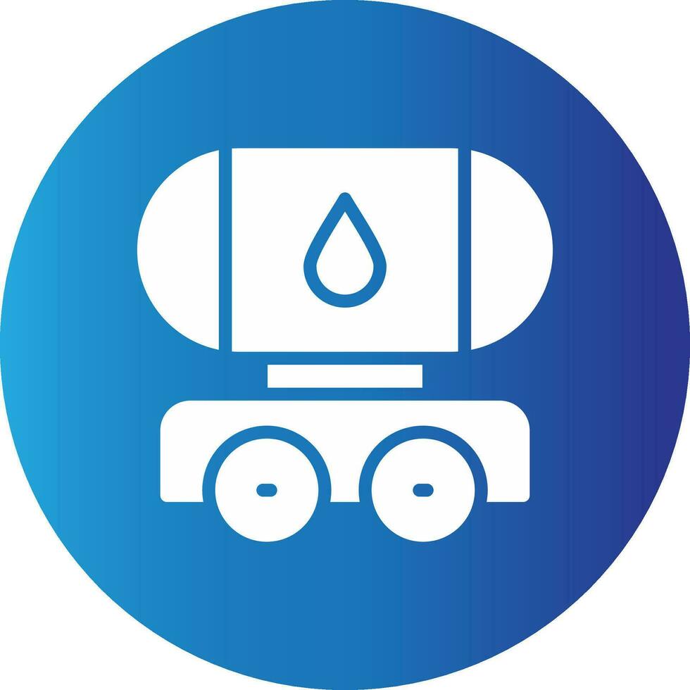 tanker creatief icoon ontwerp vector