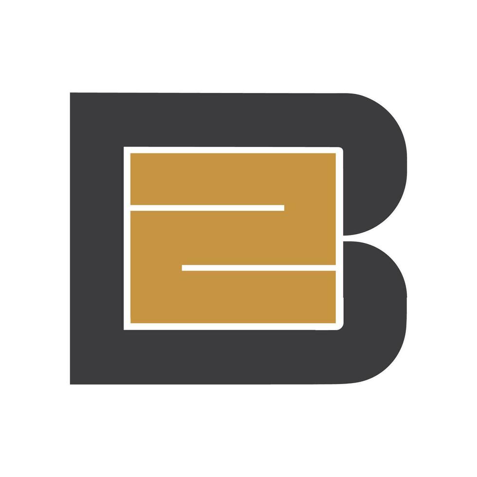 alfabet brieven initialen monogram logo bz, zb, z en b vector