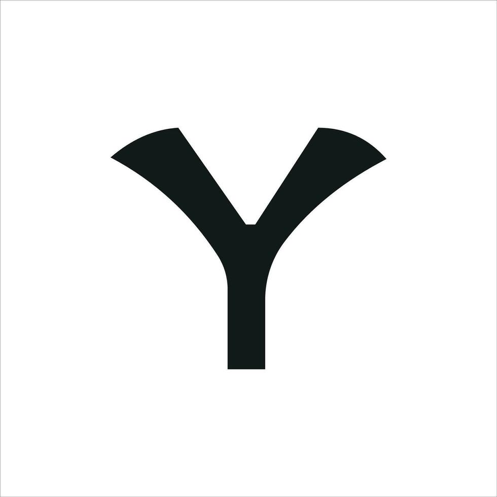 eerste brief y logo vector ontwerp sjabloon