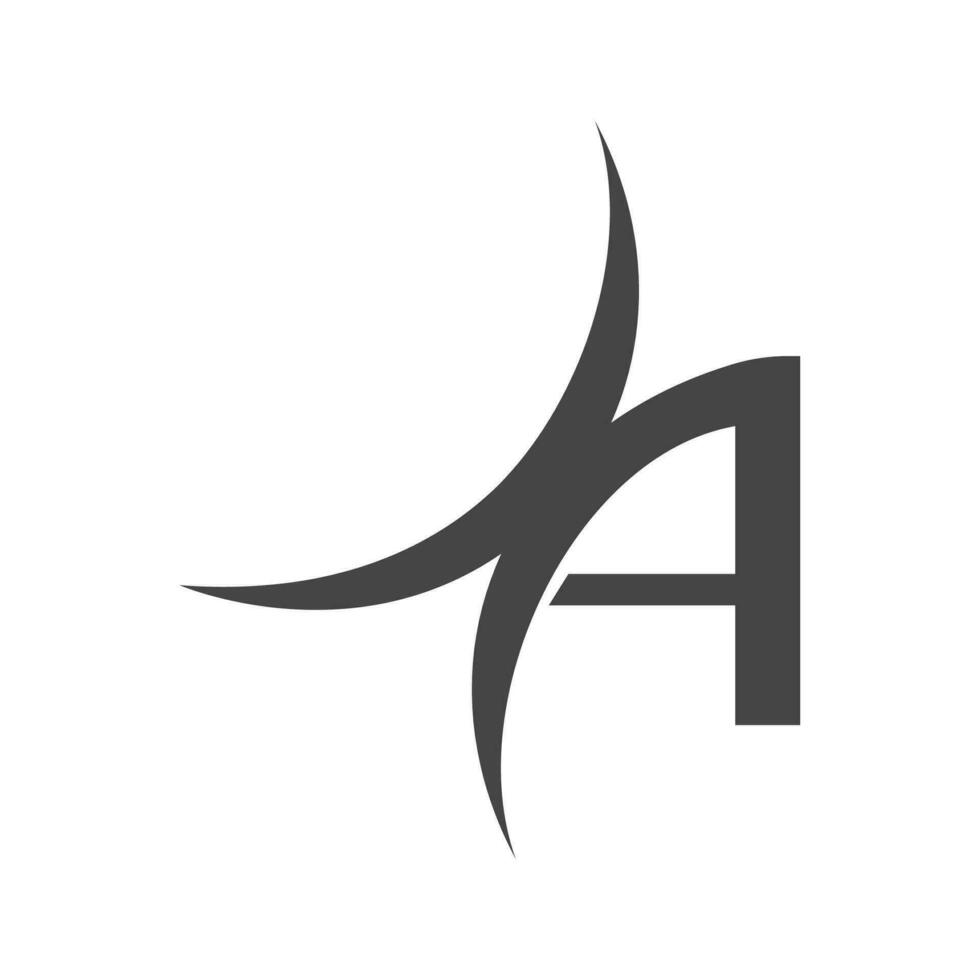 bijl, xa, een en X abstract eerste monogram brief alfabet logo ontwerp vector