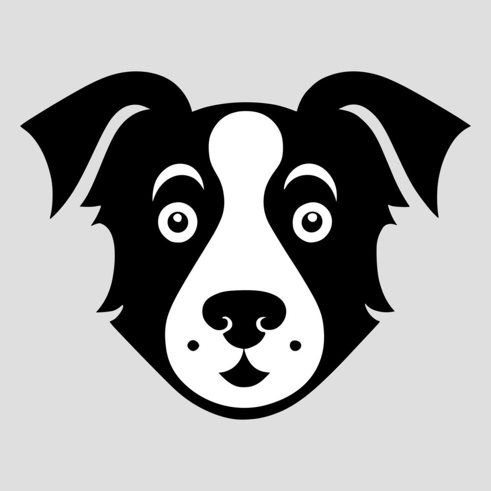 schattig hond vector zwart en wit tekenfilm karakter ontwerp verzameling. wit achtergrond. huisdieren, dieren.