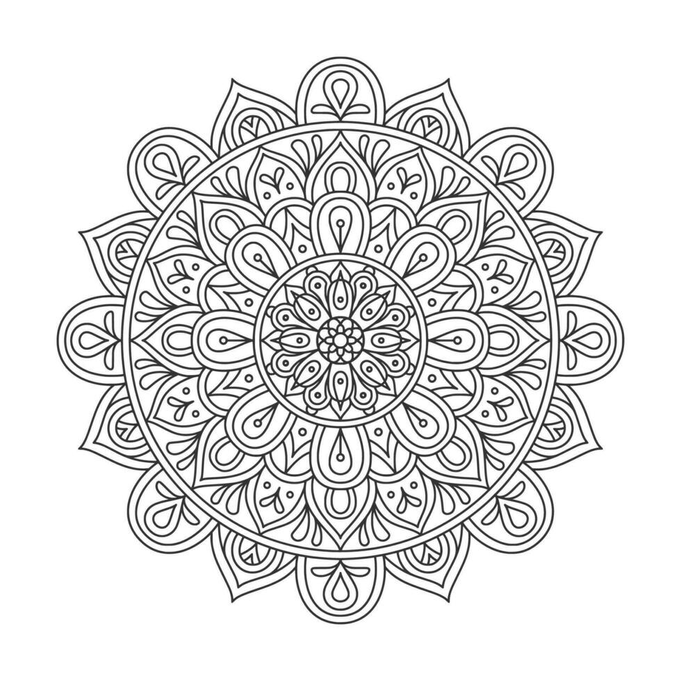 circulaire patroon mandala kunst decoratie-elementen vector