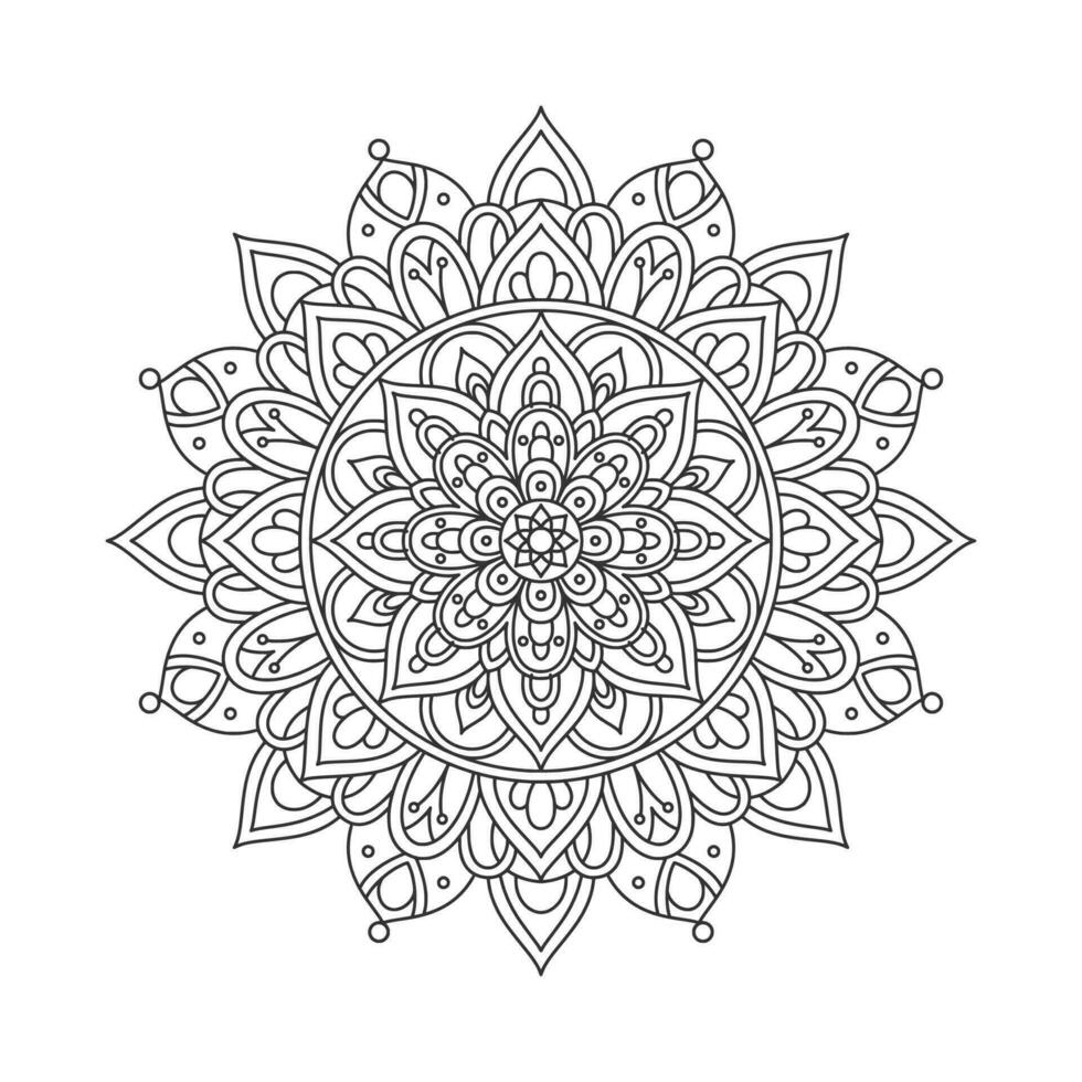 circulaire patroon mandala kunst decoratie-elementen vector