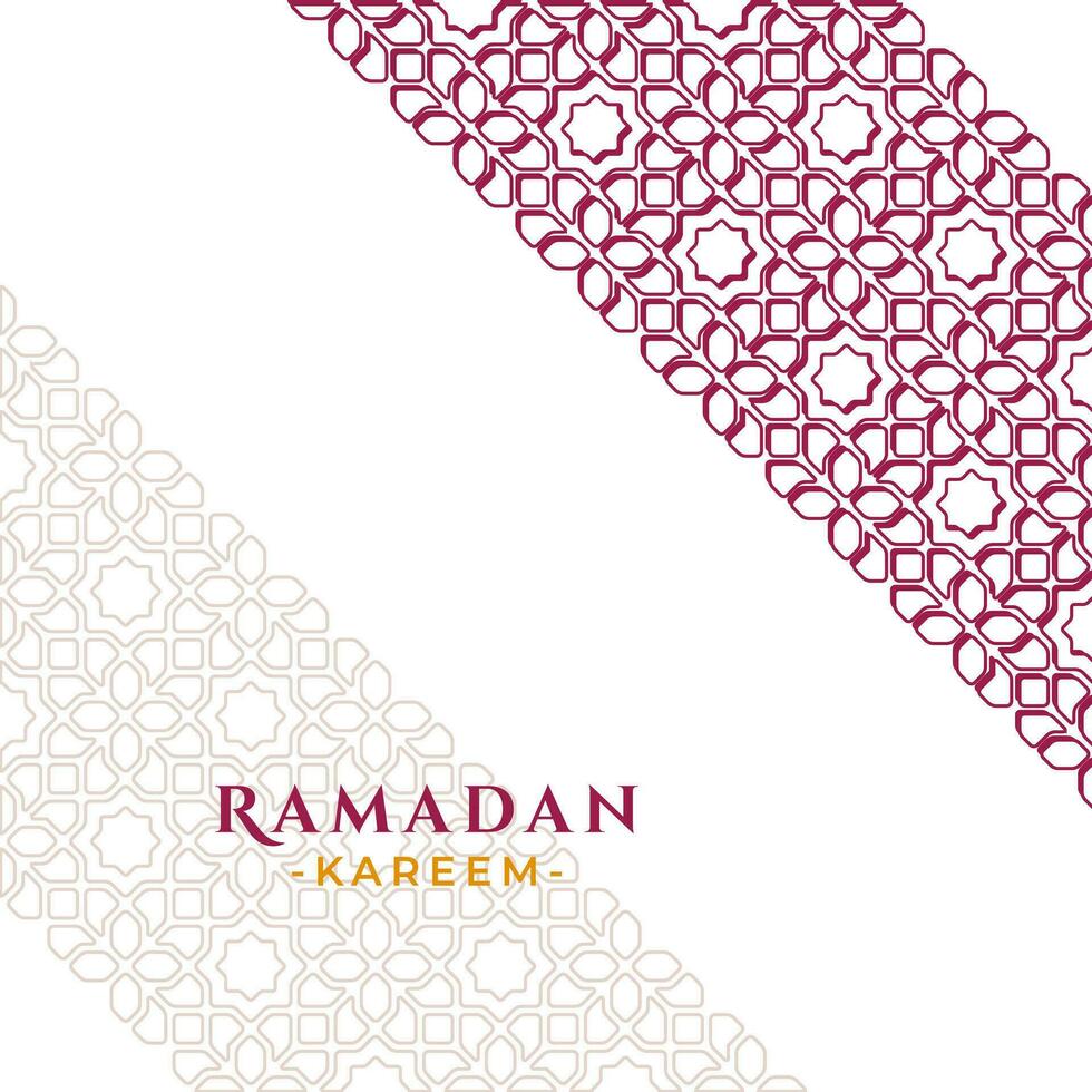 Islamitisch ornament ontwerp voor Ramadan groet ontwerp vector