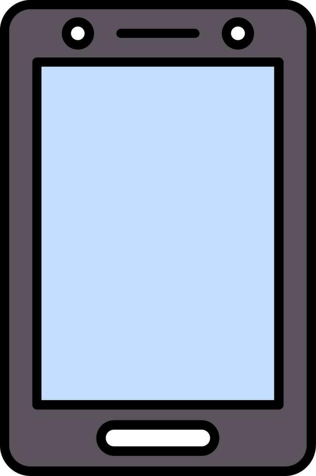 smartphone lijn gevuld icoon vector