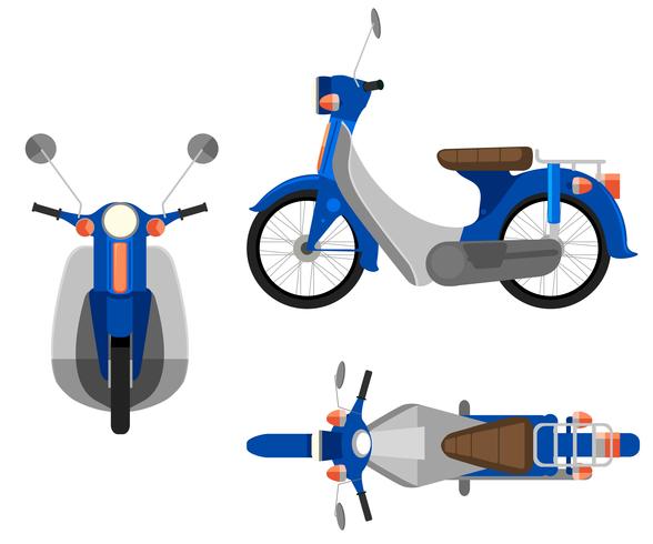 Een motorfiets vector