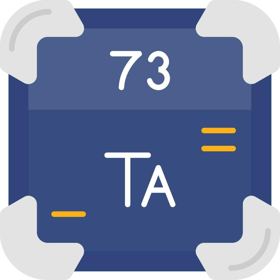 tantaal lijn gevulde icoon vector