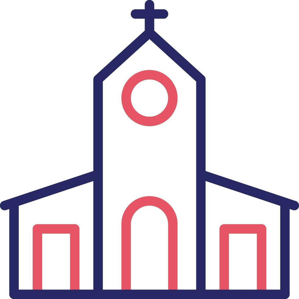 kerk vector pictogram