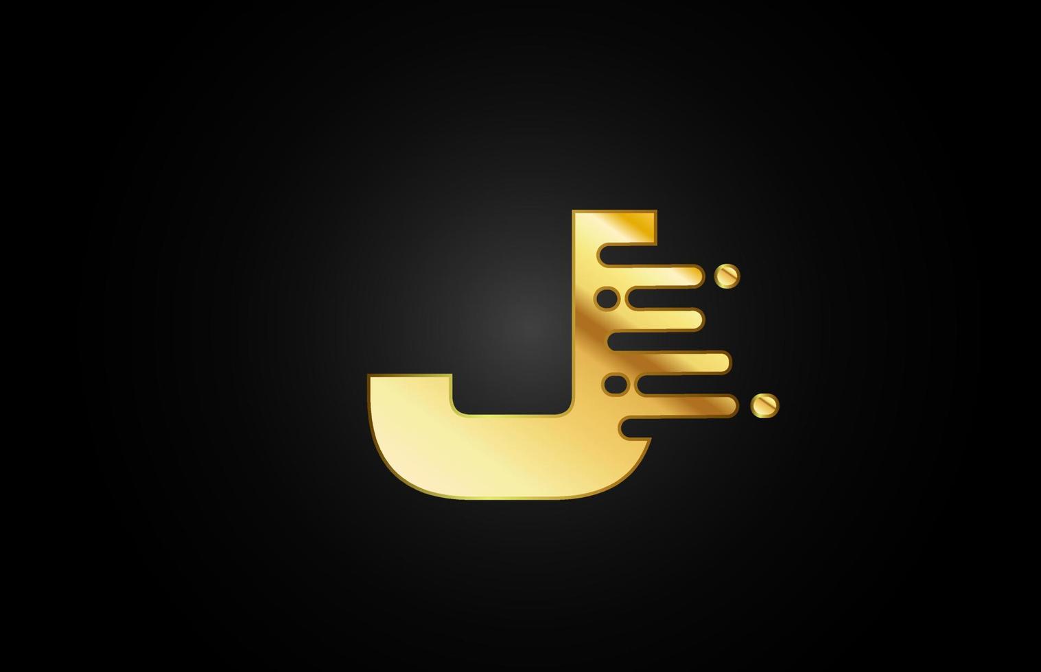 j letter logo icoon voor zaken en bedrijf vector