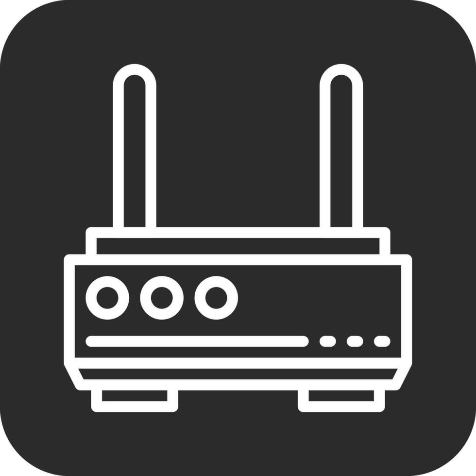 Wifi router vector icoon