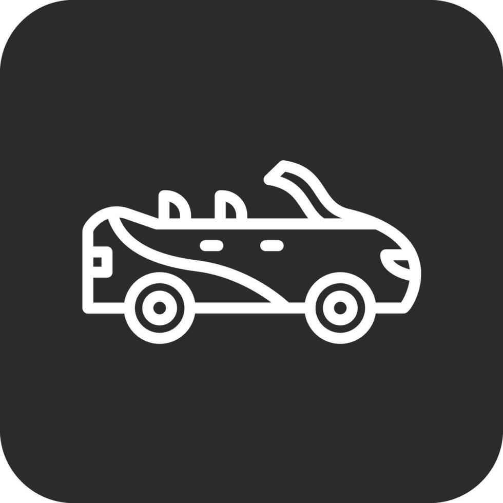 converteerbaar auto vector icoon