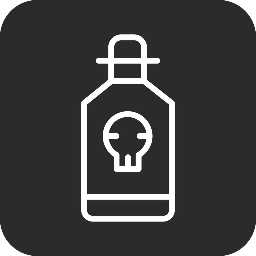 bericht in een fles vector icoon