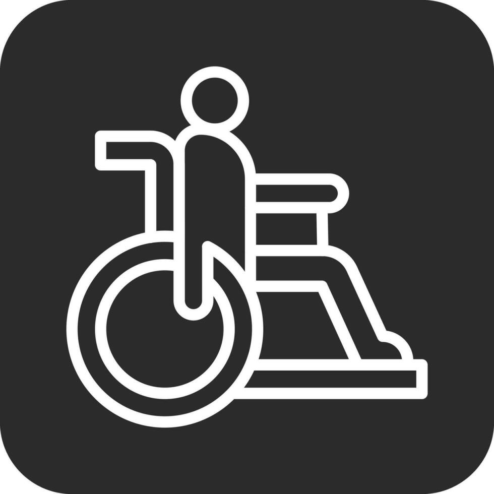 gehandicapt persoon vector icoon