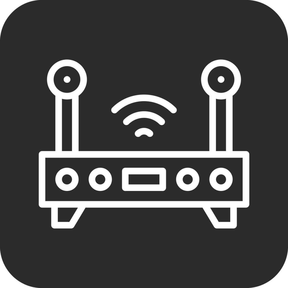 Wifi router vector icoon