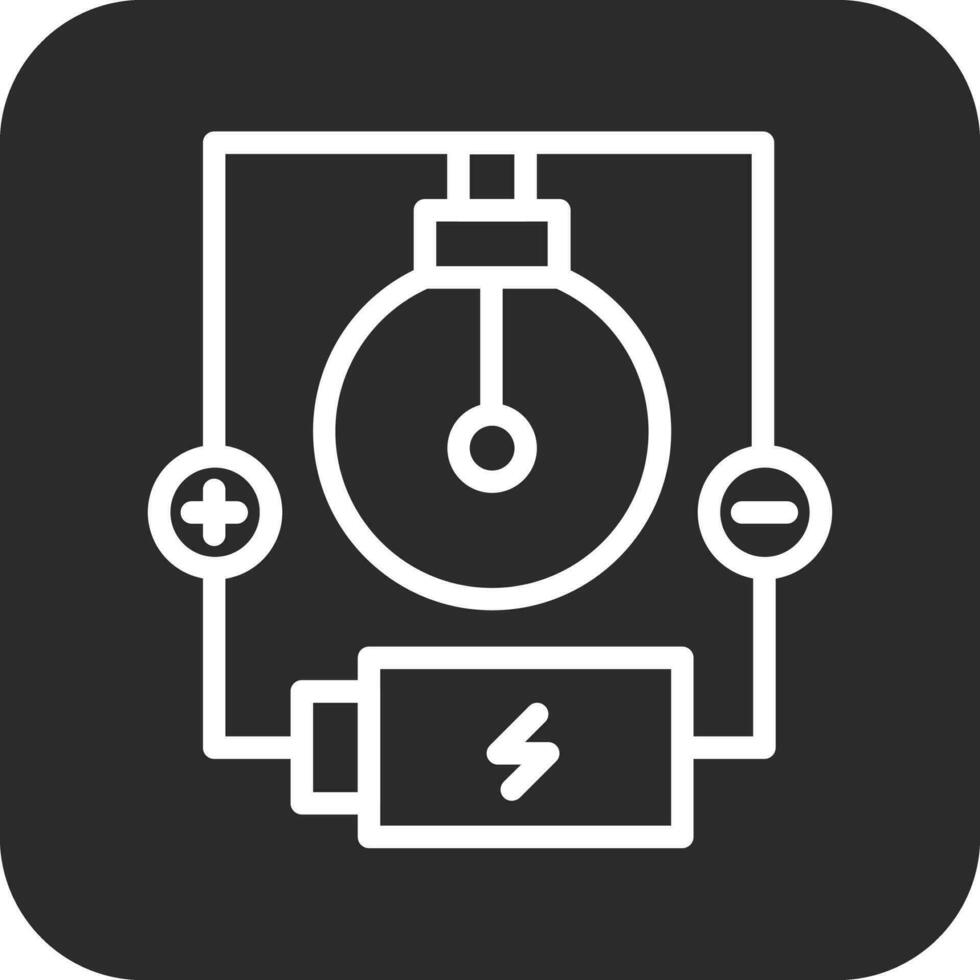 elektrisch stroomkring vector icoon