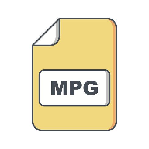 MPG Vector pictogram